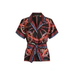 Dolce & Gabbana Carretto-print silk twill vanity shirt