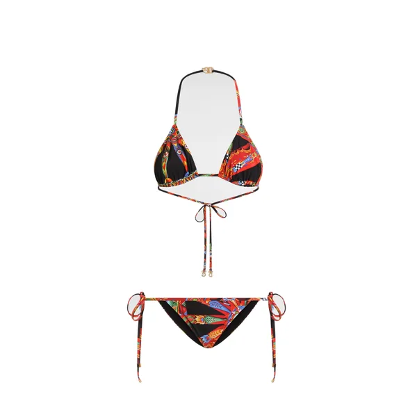 Dolce & Gabbana Carretto-print triangle bikini