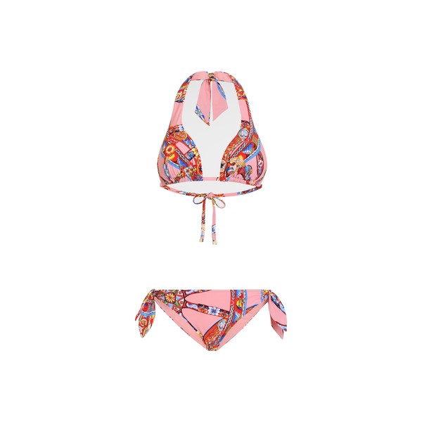 Dolce & Gabbana Carretto-print triangle bikini