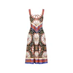 Dolce & Gabbana Carretto-print twill dress