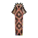 Dolce & Gabbana Carretto-print twill kaftan dress