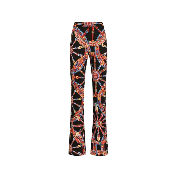 Dolce & Gabbana Carretto-print viscose jersey leggings