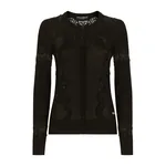 Dolce & Gabbana Cashmere and silk cardigan with lace inlay