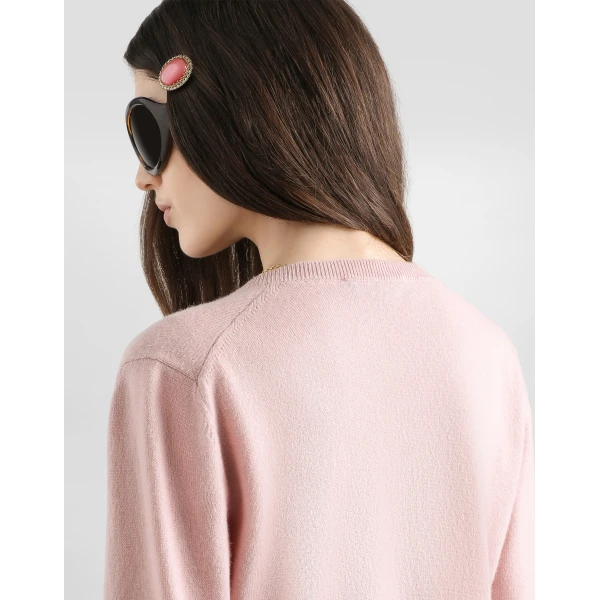 Dolce & Gabbana Cashmere cardigan with jewel buttons, view 5