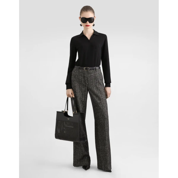 Dolce & Gabbana Cashmere polo pullover Knit, view 2