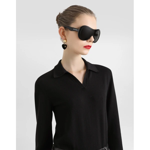 Dolce & Gabbana Cashmere polo pullover Knit, view 4