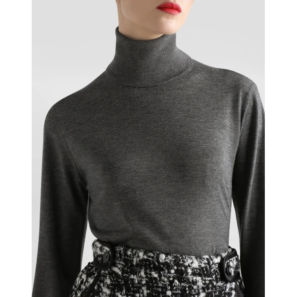 Dolce & Gabbana Cashmere turtleneck pullover Knit, view 2