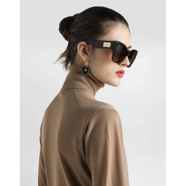 Dolce & Gabbana Cashmere turtleneck pullover Knit, view 6