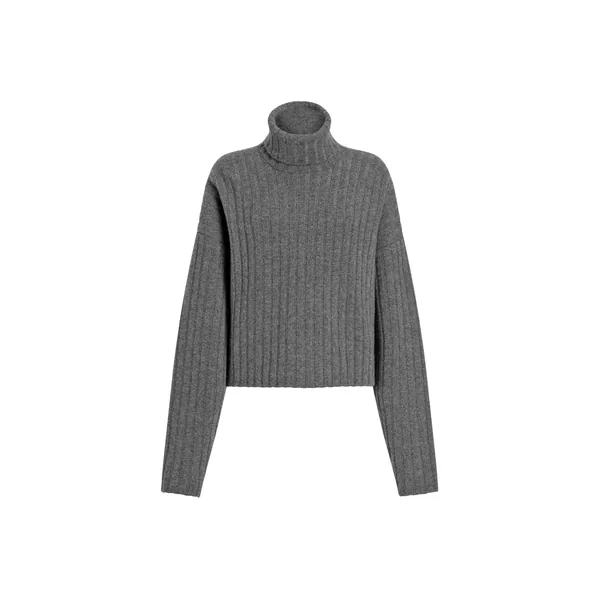 Cashmere turtleneck pullover