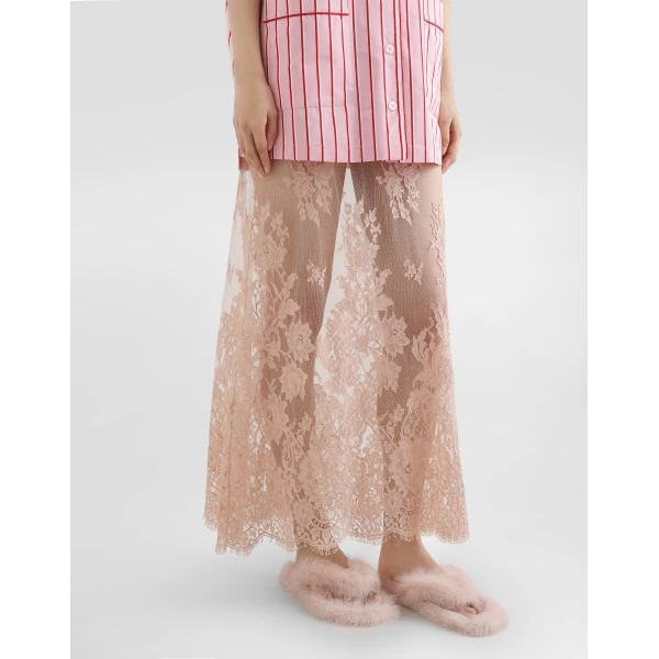 Dolce & Gabbana Chantilly lace midi skirt, view 4