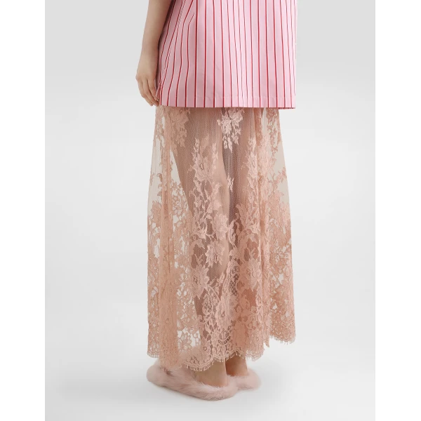 Dolce & Gabbana Chantilly lace midi skirt, view 6