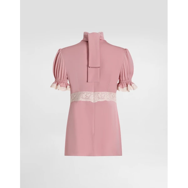 Dolce & Gabbana Charmeuse stretch top, view 2
