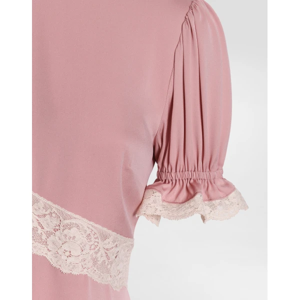 Dolce & Gabbana Charmeuse stretch top, view 3