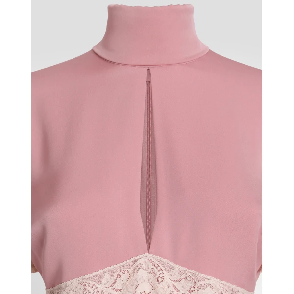Dolce & Gabbana Charmeuse stretch top, view 4