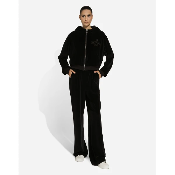 Dolce & Gabbana Chenille cotton hoodie, view 2