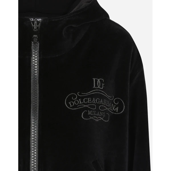 Dolce & Gabbana Chenille cotton hoodie, view 6