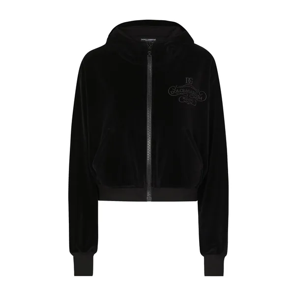Dolce & Gabbana Chenille cotton hoodie