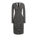 Dolce & Gabbana Chevron print cady midi dress