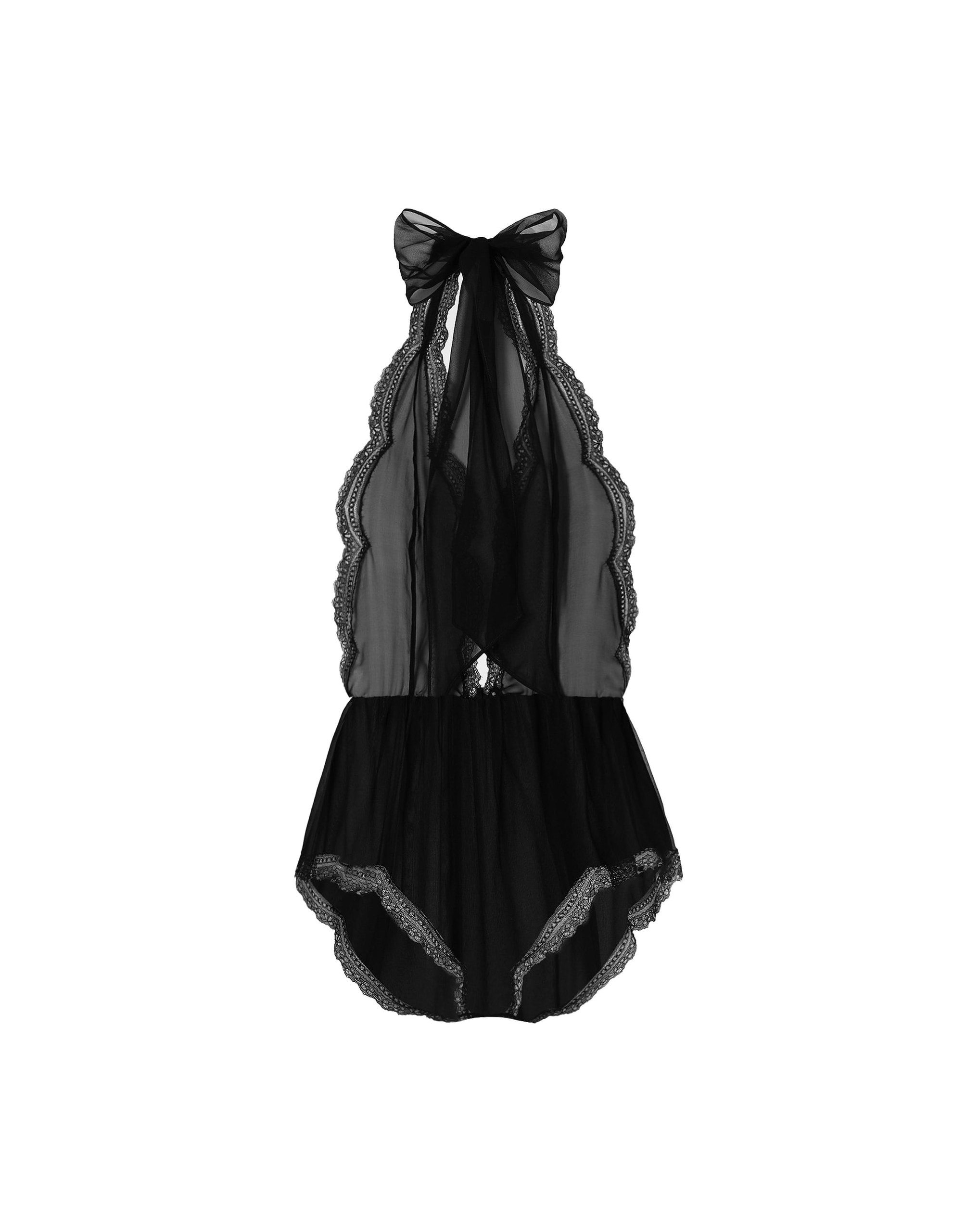 Dolce & Gabbana Chiffon and lace bodysuit