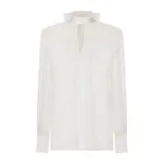 Dolce & Gabbana Chiffon and lace pussy-bow blouse