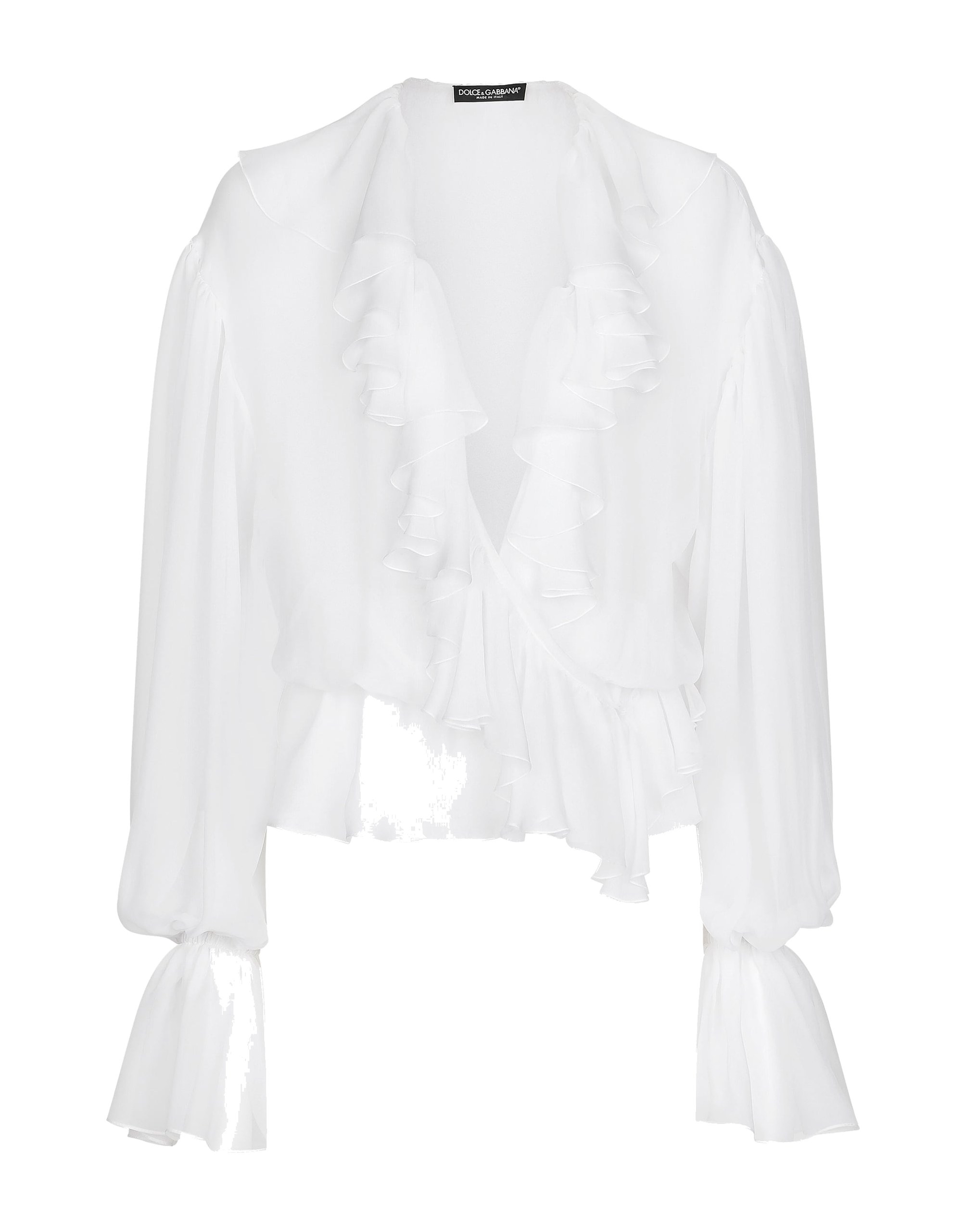 Dolce & Gabbana Chiffon blouse with ruffles