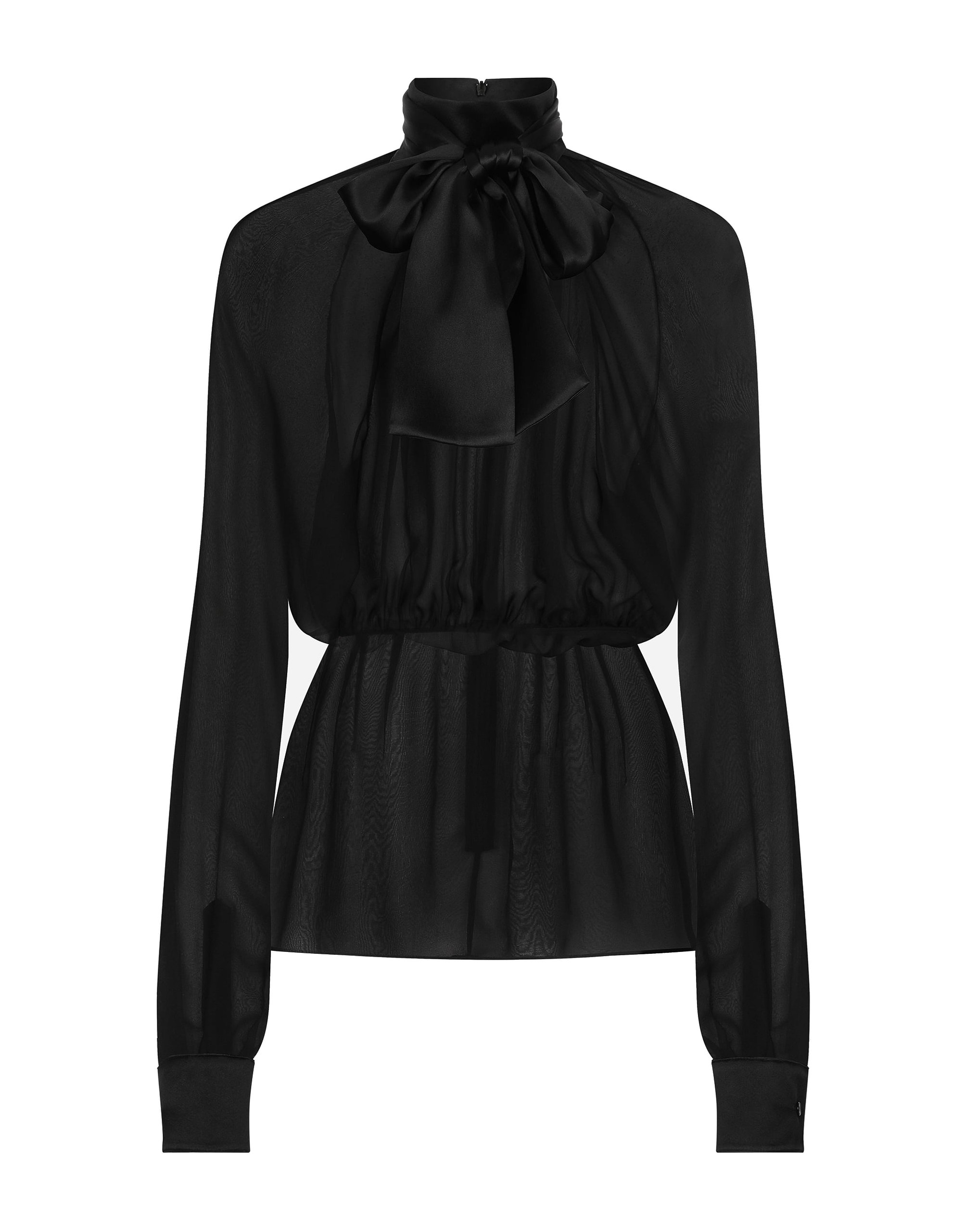 Dolce & Gabbana Chiffon pussy-bow blouse