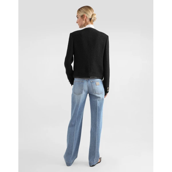 Dolce & Gabbana Chiffon pussy-bow shirt, view 3