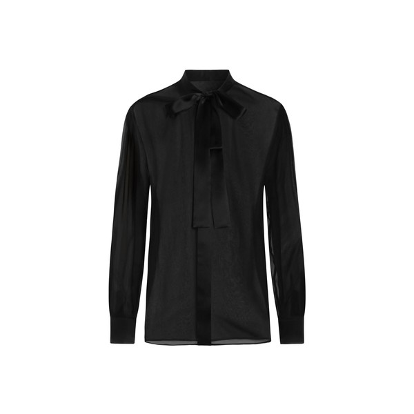 Dolce & Gabbana Chiffon pussy-bow shirt