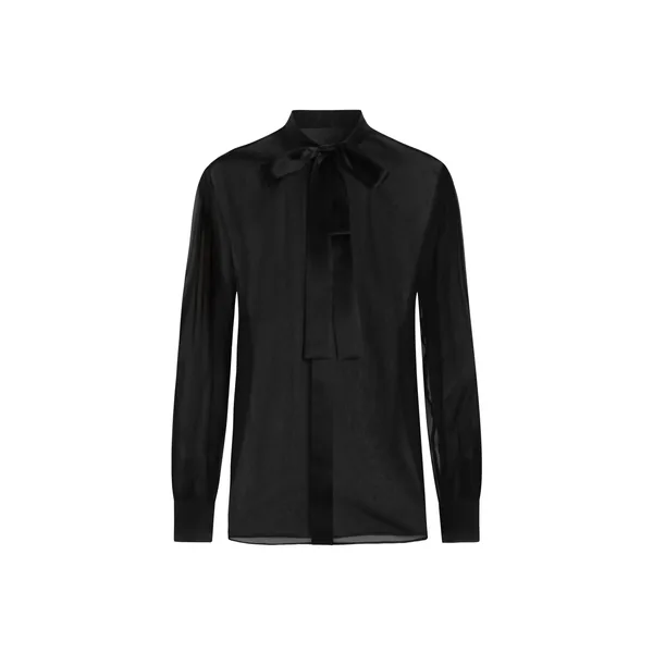 Dolce & Gabbana Chiffon pussy-bow shirt