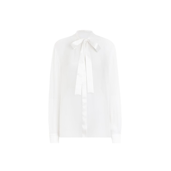 Dolce & Gabbana Chiffon pussy-bow shirt