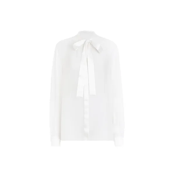 Dolce & Gabbana Chiffon pussy-bow shirt
