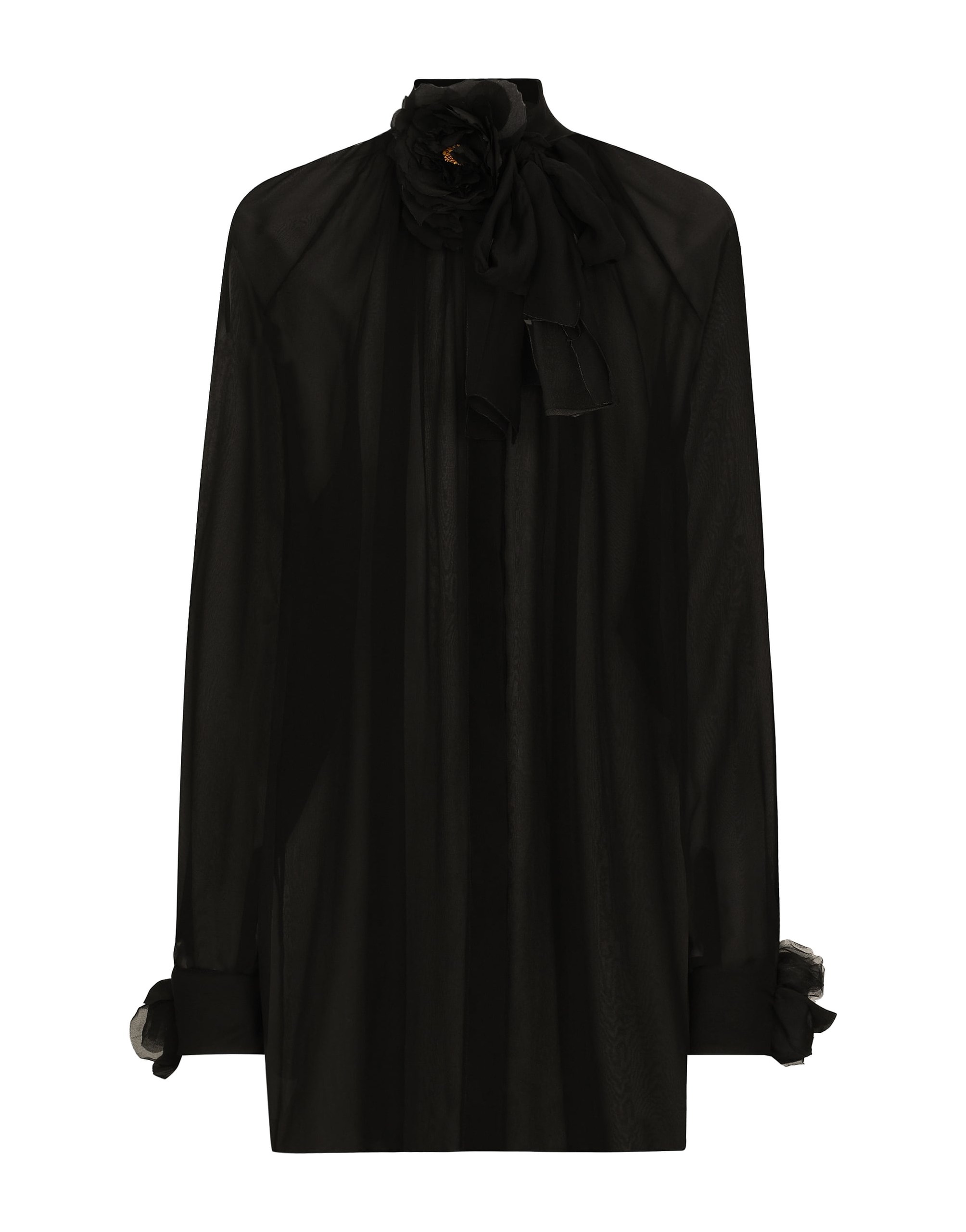 Dolce & Gabbana Chiffon pussy-bow shirt