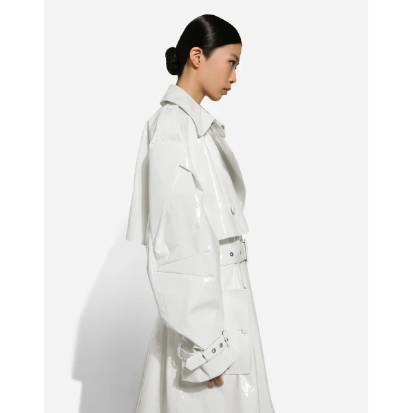 Dolce & Gabbana Coated cotton trench coat, view 5