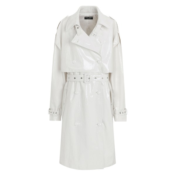 Dolce & Gabbana Coated cotton trench coat