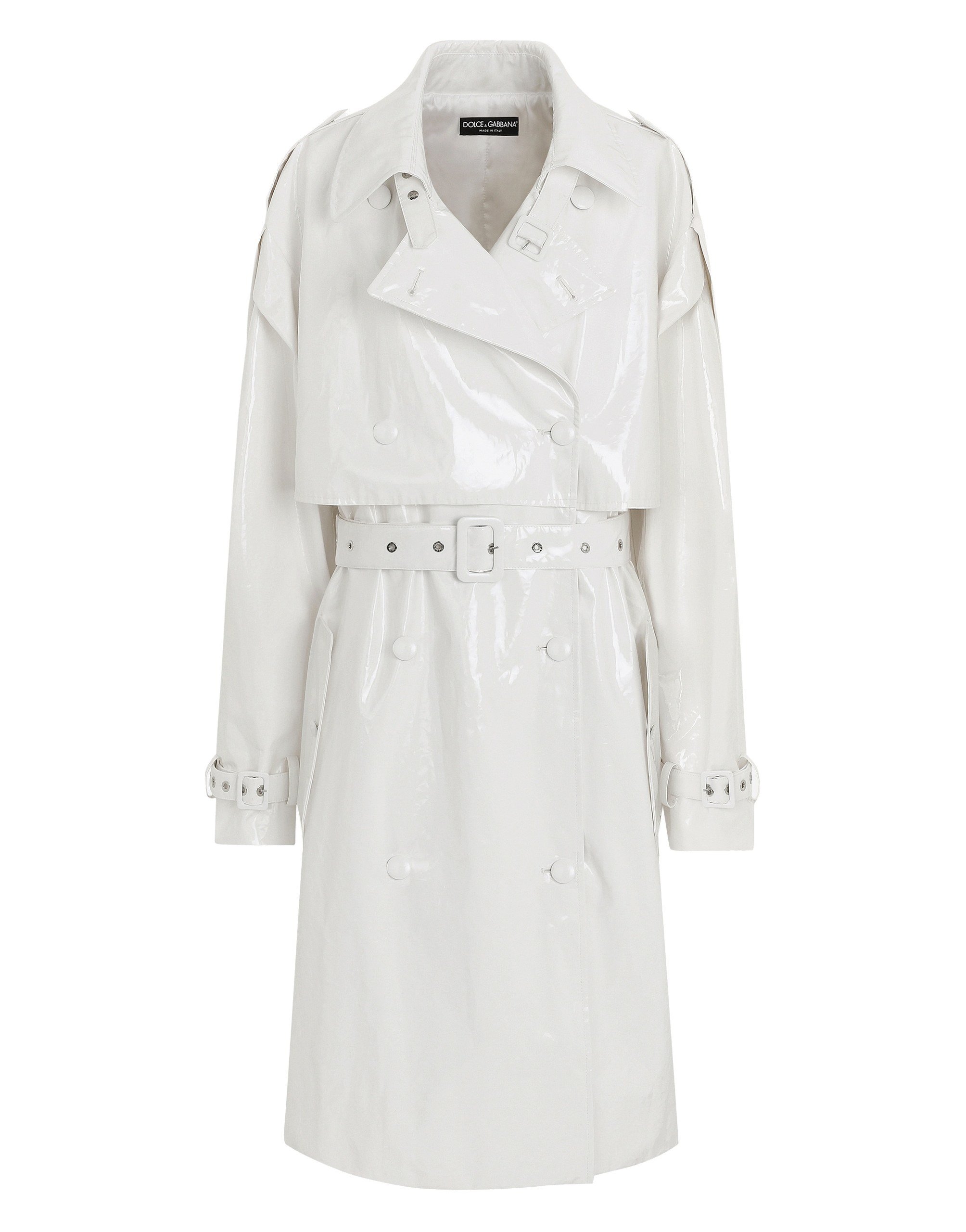 Dolce & Gabbana Coated cotton trench coat