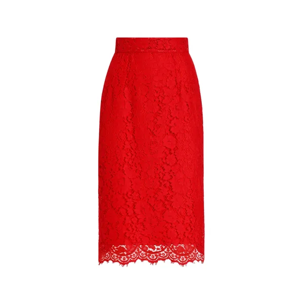 Dolce & Gabbana Cordonetto lace midi pencil skirt