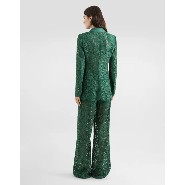 Dolce & Gabbana Cordonetto lace trousers, view 3