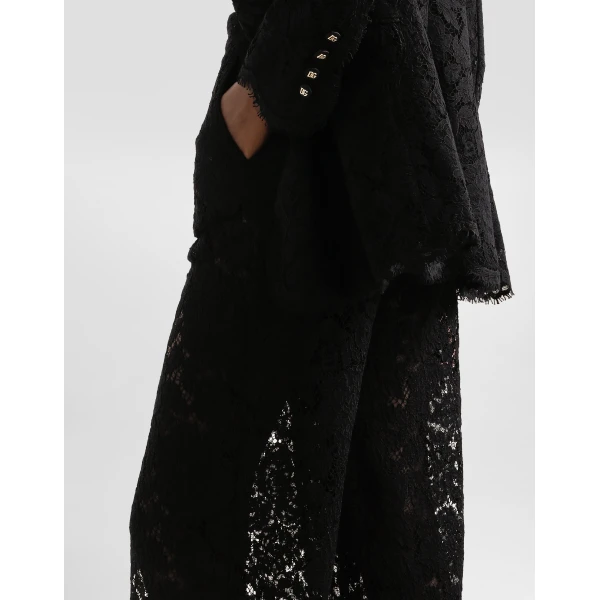 Dolce & Gabbana Cordonetto lace trousers, view 3