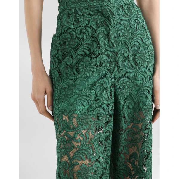 Dolce & Gabbana Cordonetto lace trousers, view 4