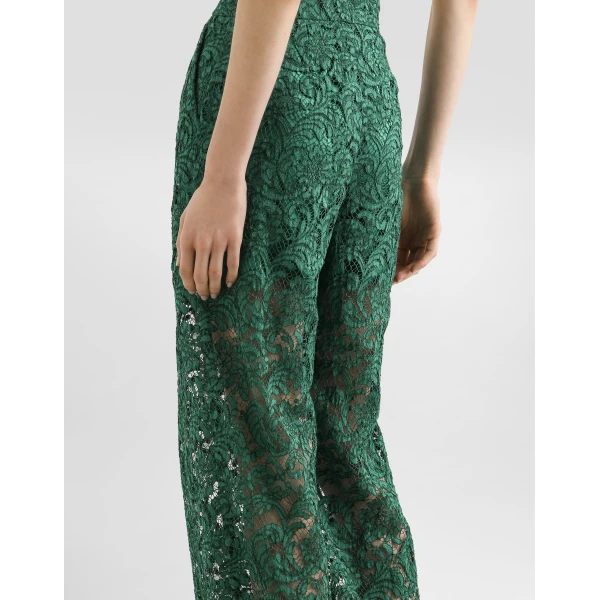 Dolce & Gabbana Cordonetto lace trousers, view 5