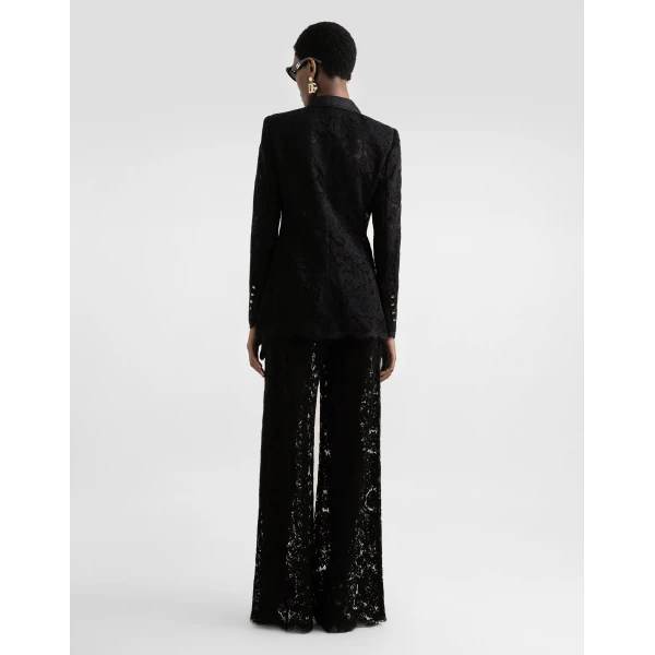 Dolce & Gabbana Cordonetto lace trousers, view 5