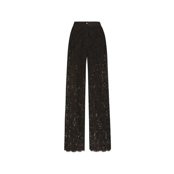 Cordonetto lace trousers