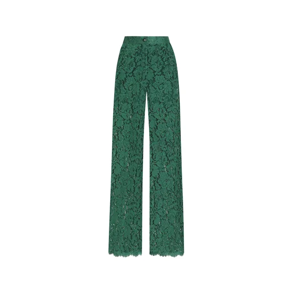 Cordonetto lace trousers