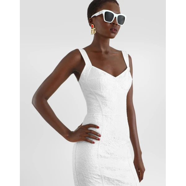 Dolce & Gabbana Corsetry brocade dress, view 4