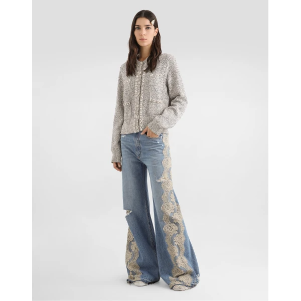 Dolce & Gabbana Cotton and silk cardigan, view 2