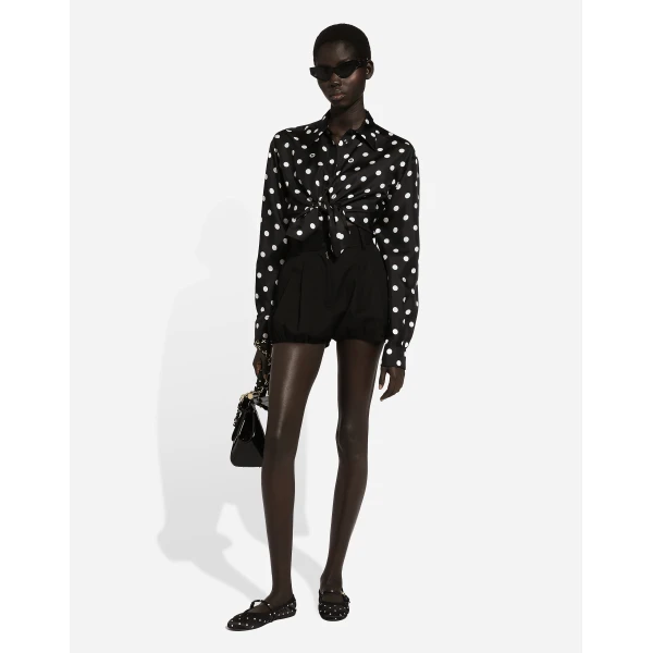 Dolce & Gabbana Cotton balloon shorts, view 2