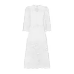 Dolce & Gabbana Cotton calf-length dress with cut-out detailing