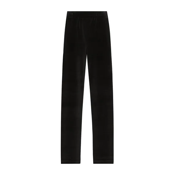Dolce & Gabbana Cotton chenille jogging pants with DG logo