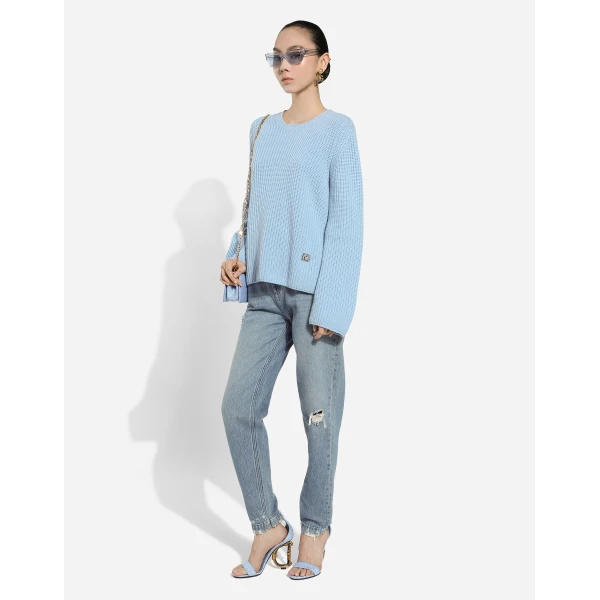 Dolce & Gabbana Cotton denim Amber jeans, view 5