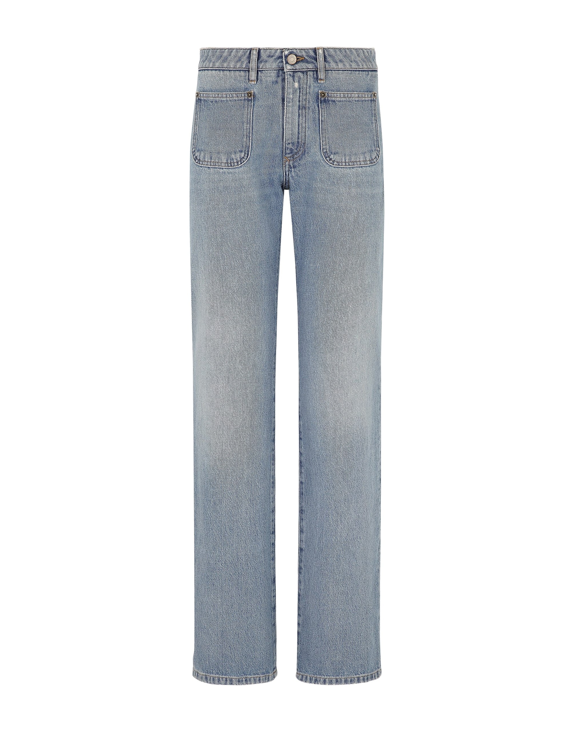 Dolce & Gabbana Cotton denim work jeans